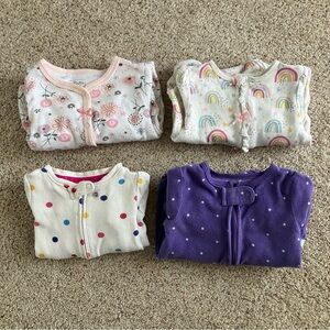 🌟 3 for $12 • baby sleep and play footie bundle